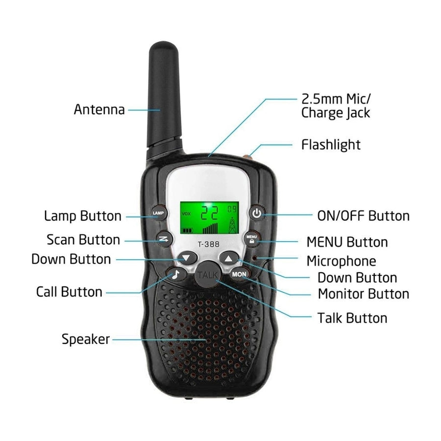 Kit x2 Handys Walkie Talkie 3 Kilometros Wltk-052