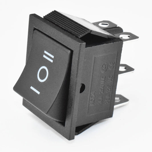 Llave Tecla Switch 3 Posiciones 6 Contactos c/Retorno Rs223