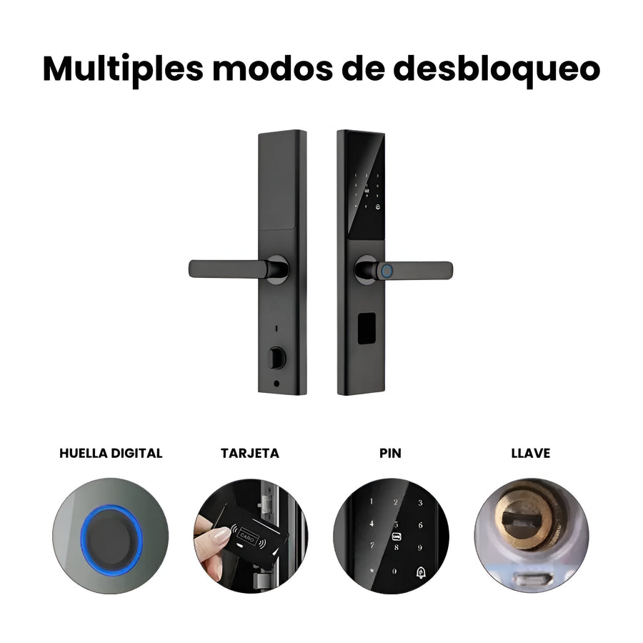 Cerradura Inteligente c/Huella Digital y Tarjeta Lk-0099