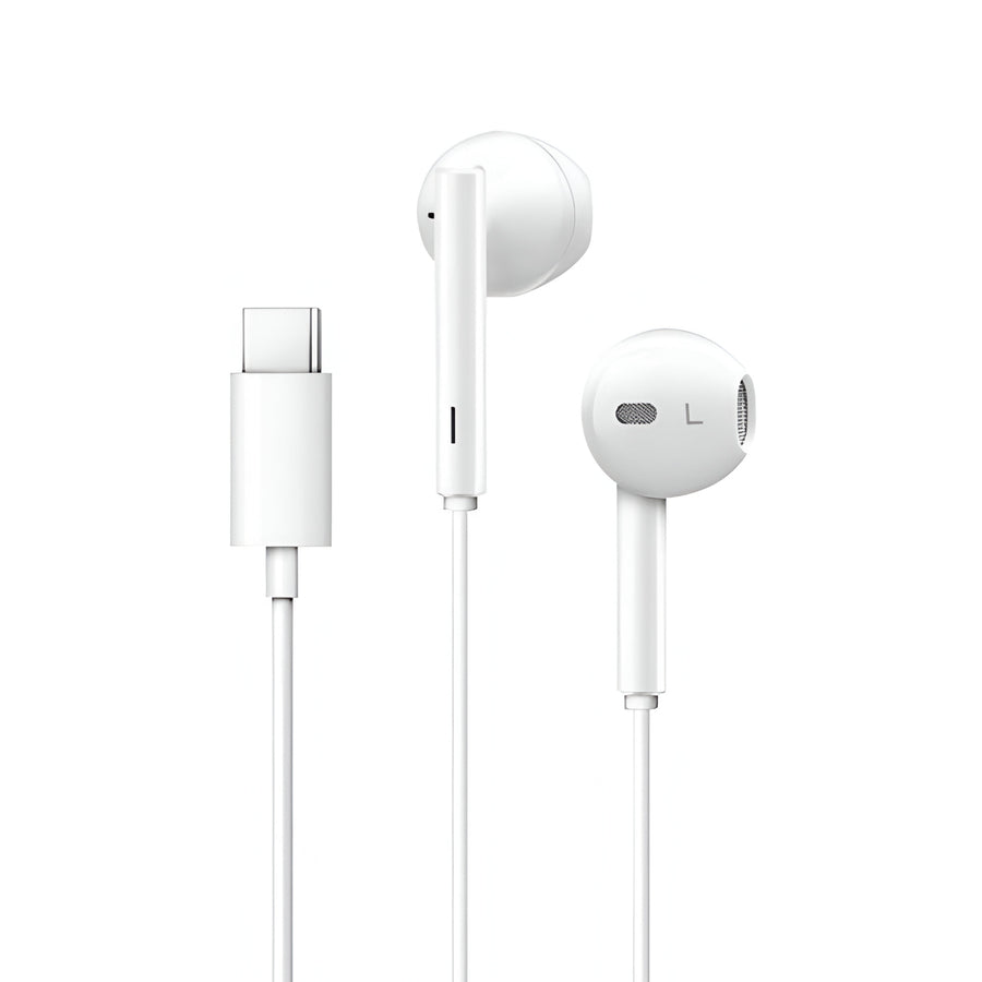 Auriculares c/Cable Tipo C 1.2 Metros