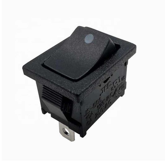 Llave Tecla 2 Posiciones 2 Contactos Negra Ec-1210