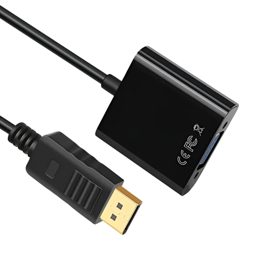 Adaptador De Video Displayport (Macho) - Vga (Hembra)