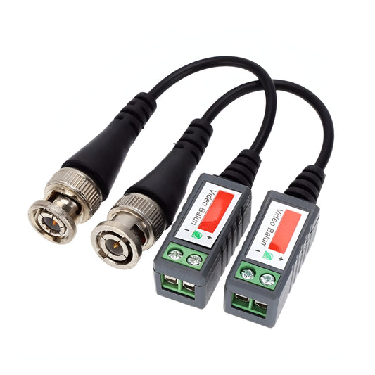 Balun Utp Kit x 2 Unidades Plug Bnc c/Cable