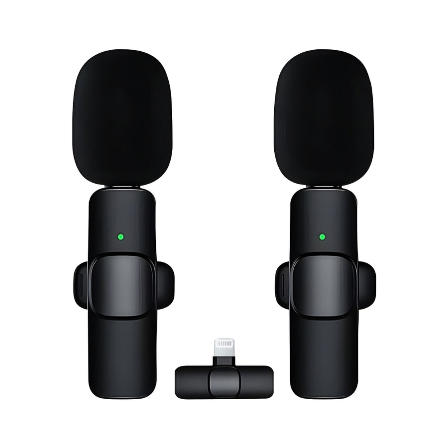 Set 2 Microfonos Solaperos Lightning Para Celular K9-IOS