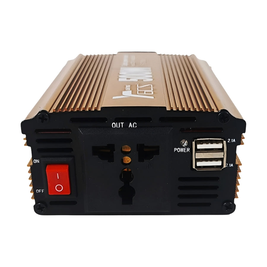 Inversor Convertidor De Corriente 12v A 220v Hasta 500w