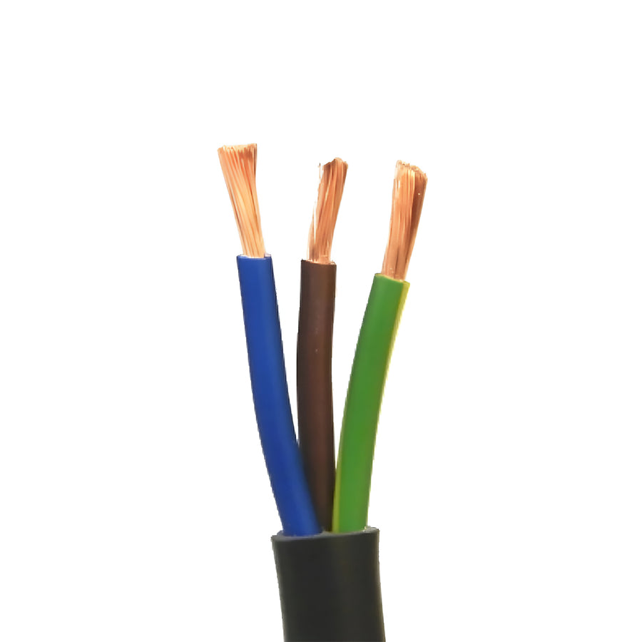 Cable Bajo Goma Fustix Negro 3x1.5mm x Metro