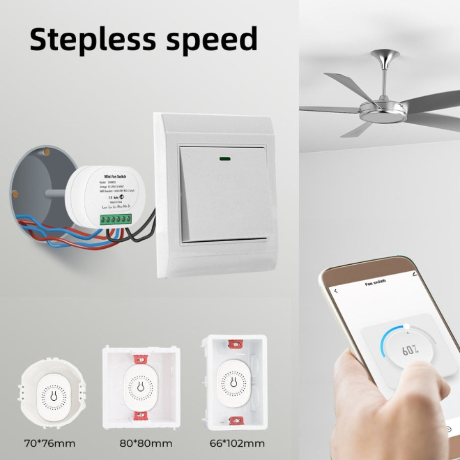 Mini Controlador Modulo Tuya Smart 2 Canales Sm-Tmw02