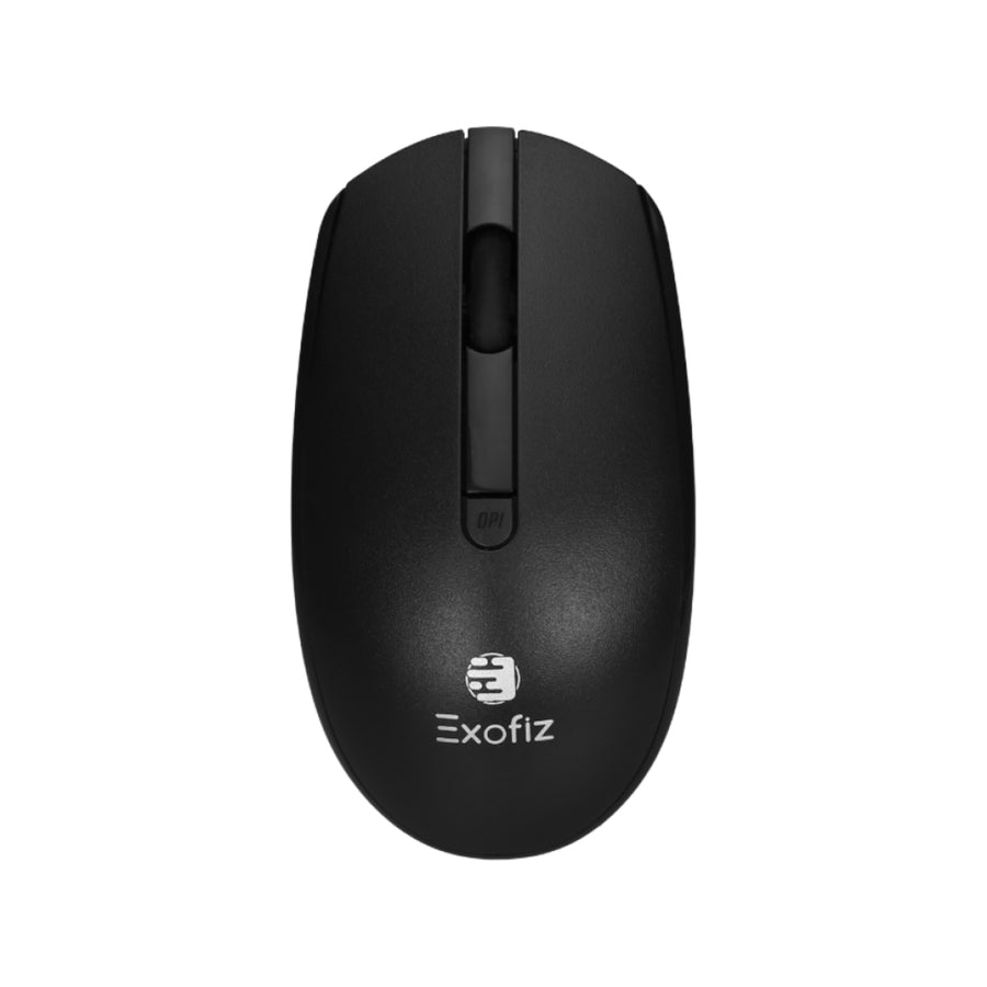 Mouse Inalambrico Mo-02 Negro Exofiz