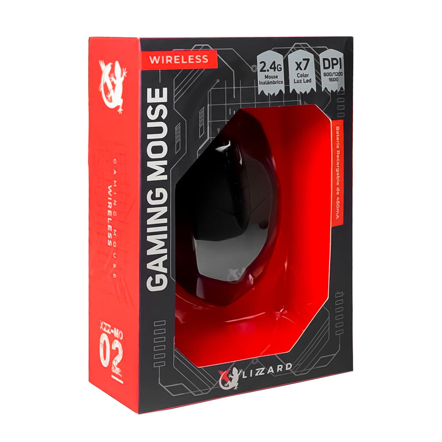 Mouse Gamer Inalambrico Xzz-Mo-02 1600 Dpi X-Lizzard