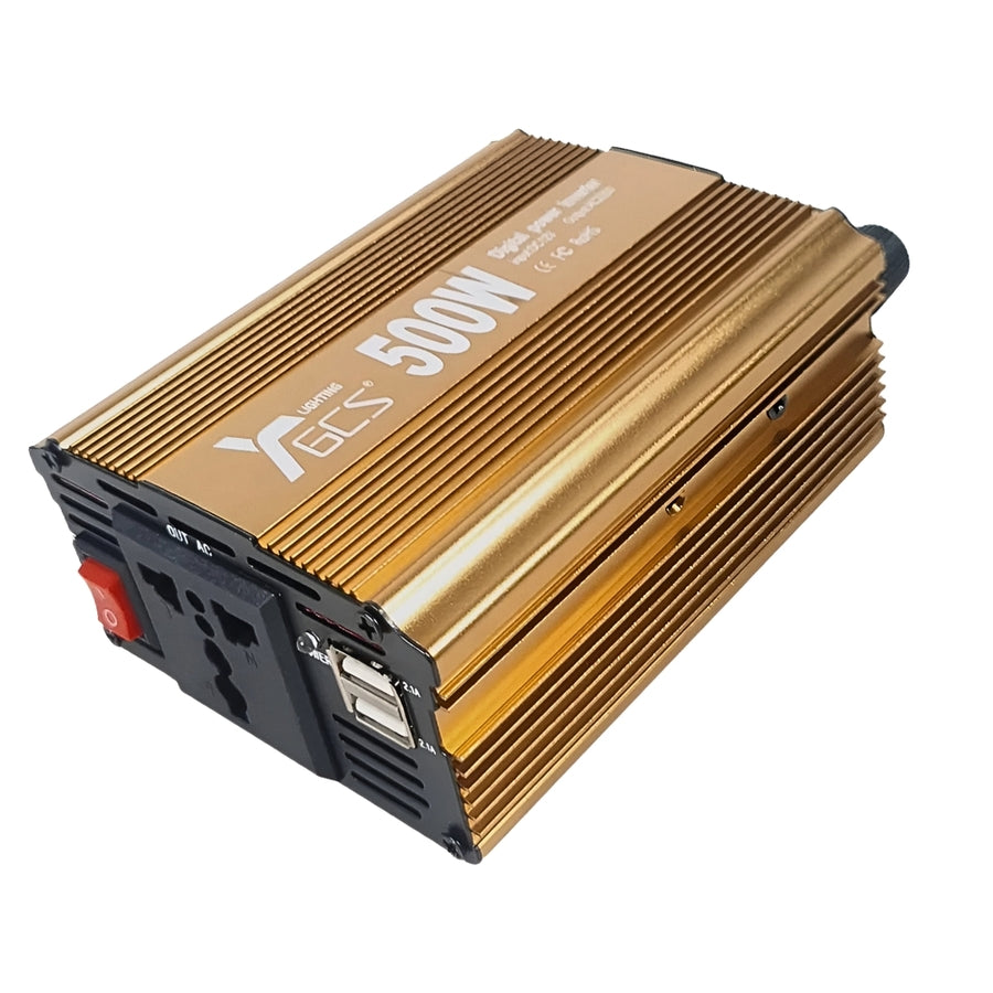Inversor Convertidor De Corriente 12v A 220v Hasta 500w