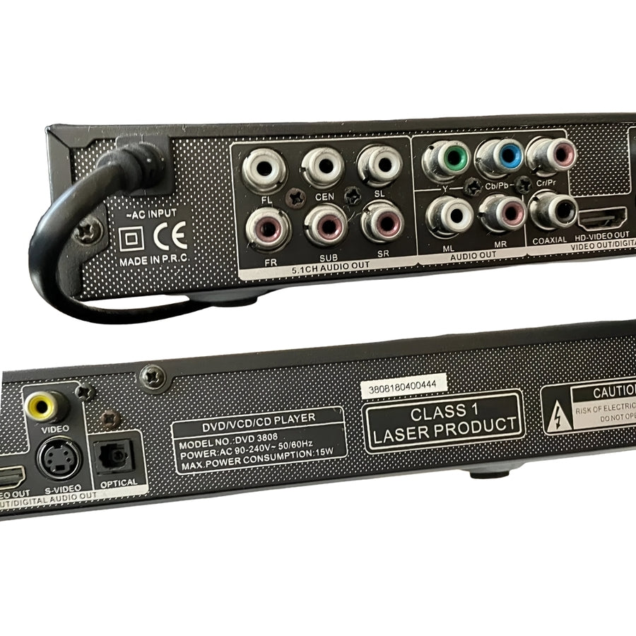 Reproductor De Dvd Eurocom 3808 c/Hdmi Usb Karaoke 5.1