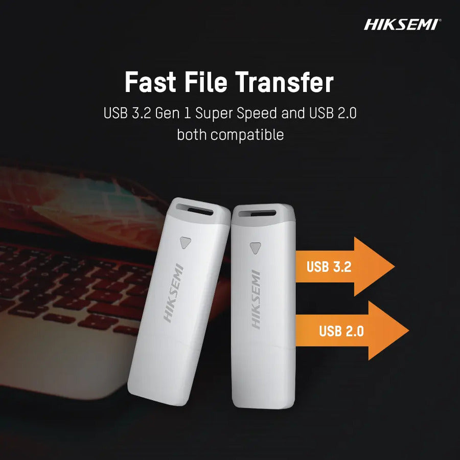 Pendrive 64GB Usb 2.0 Blanco Hiksemi