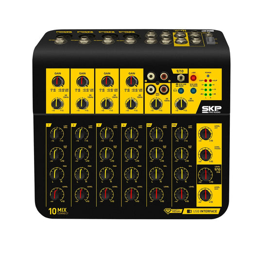 Consola Mixer Skp 2 Canales Mix Connect 10