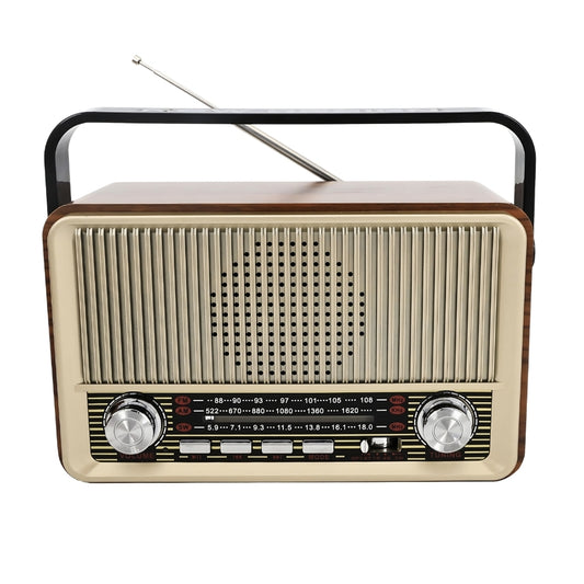 Radio Vintage Eurocom Am/Fm Bluetooth c/Bateria R-510Bt