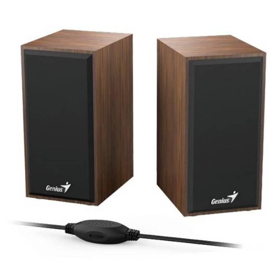 Parlantes Para Pc Usb Genius Sp-Hf180 6w Madera