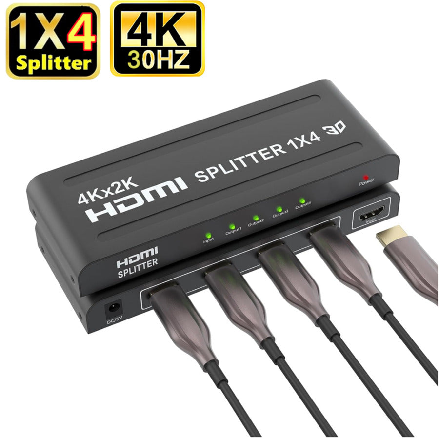 Splitter Hdmi 1x4 Amplificado 4k