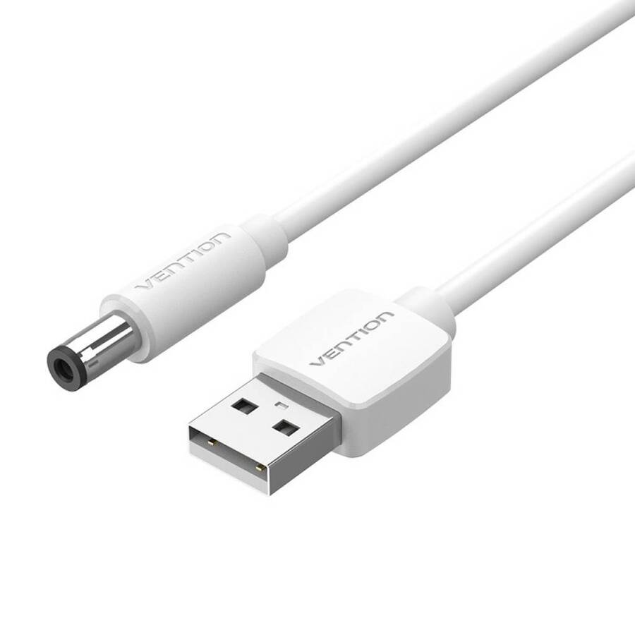 Cable De Alimentación Usb - A a DC 5.5mm 1.5 Metros