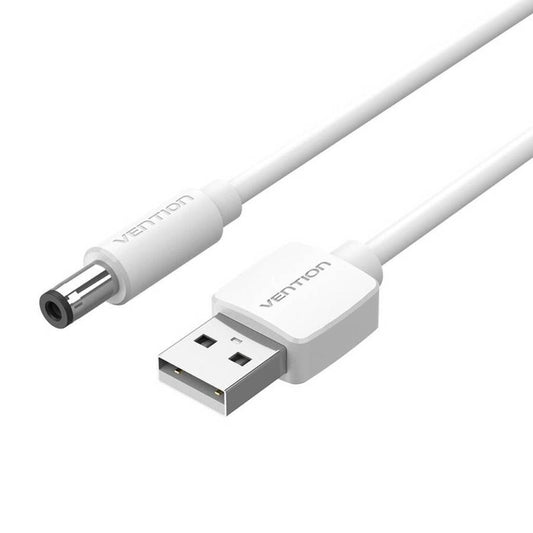 Cable De Alimentación Usb - A a DC 5.5mm 1.5 Metros