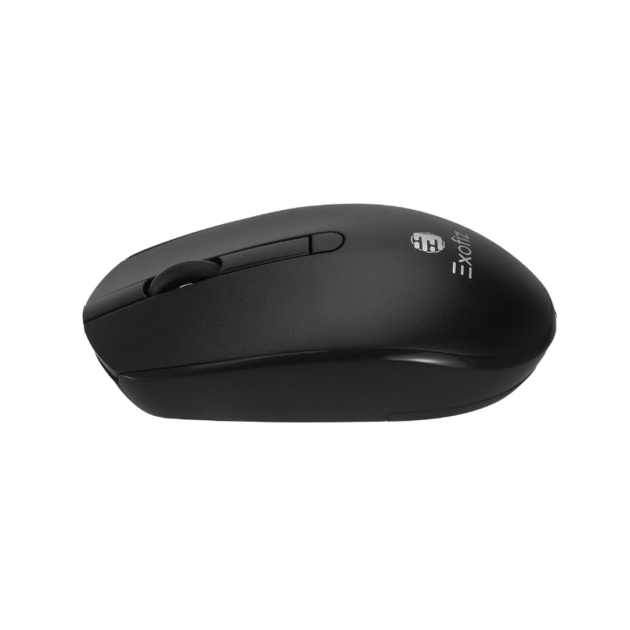 Mouse Inalambrico Mo-02 Negro Exofiz