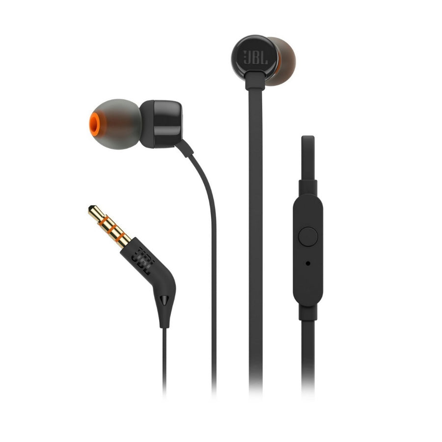 Auriculares JBL Tune T110 Negro Jack 3.5mm