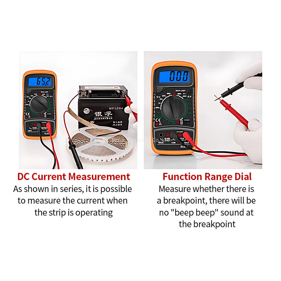 Tester Multímetro Digital Lcd Ac/Dc XL-830L Voltimetro