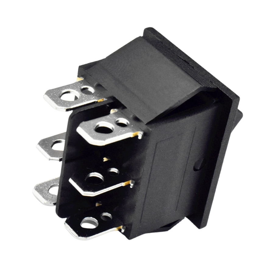 Llave Tecla Switch 3 Posiciones 6 Contactos c/Retorno Rs223
