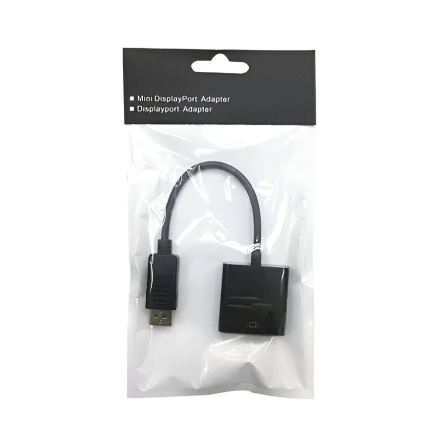 Adaptador De Video Displayport (Macho) - Vga (Hembra)