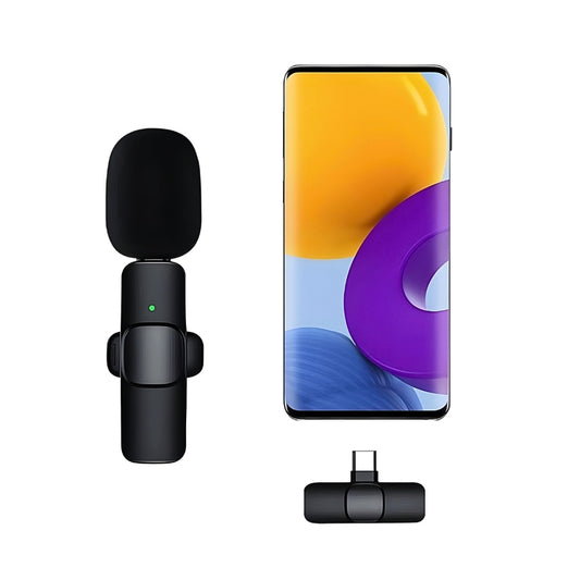 Microfono Solapero Inalambrico Usb C Para Celulares K8-C