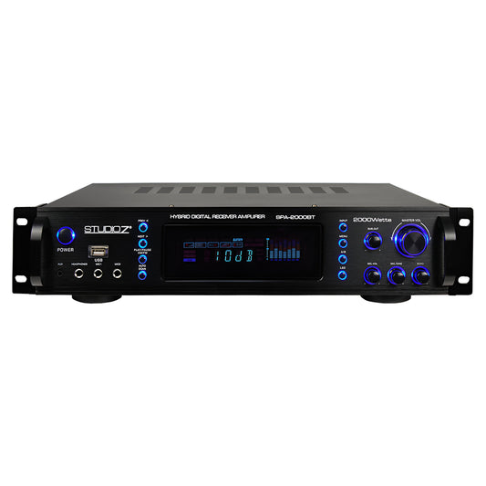 Sintoamplificador Spa-2000Bt c/Bluetooth y Radio StudioZ