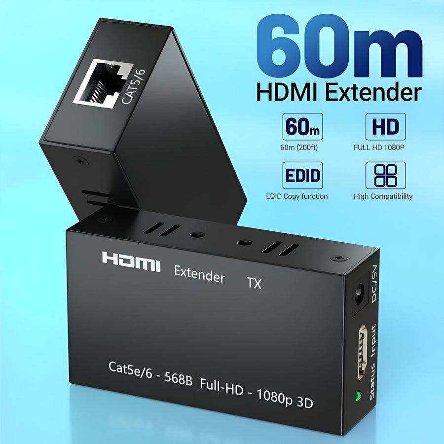 Extensor Hdmi Por Utp Rj45 Ex-60 Hasta 60 Metros