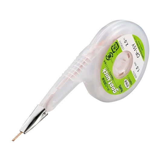 Malla Desoldadora Goot Cp-15Y 1,5mm c/Dispensador