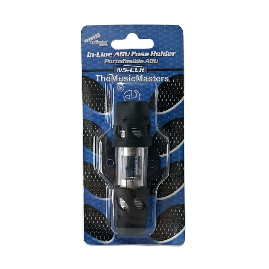Porta Fusible Agu 4/8 Ga Transparente Nc5 Audiopipe 12v