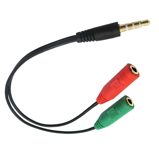 Cable De Audio Jack 3.5mm Doble Hembra a Macho