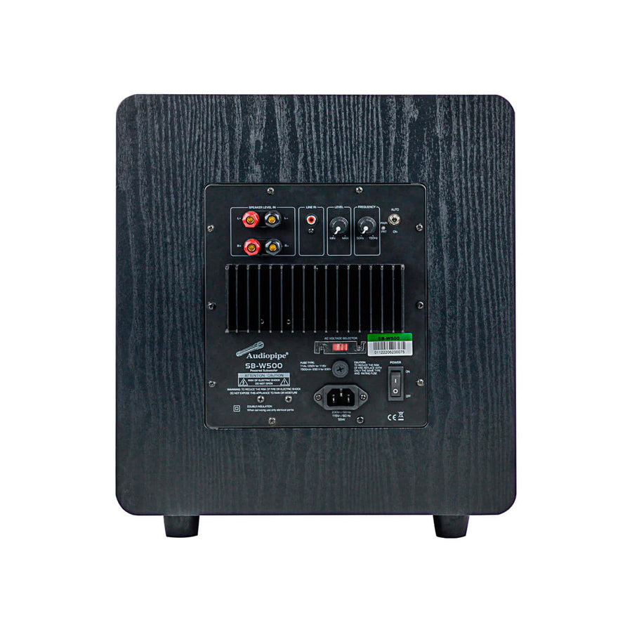 Subwoofer 10" Potenciado 500W Audiopipe Sb-W500
