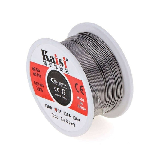 Rollo De Estaño 0.6mm Kaisi 140g