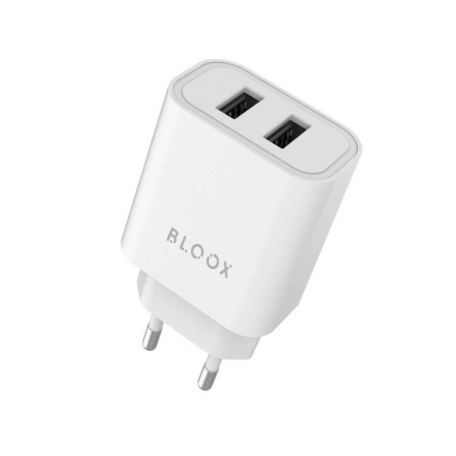 Cargador Bloox 2 Usb 2.4a Sin Cable