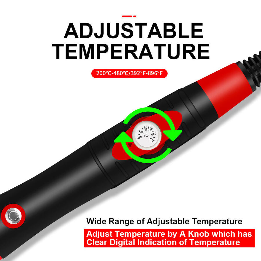 Soldador Cautín 60w Con Regulador De Temperatura By-55ka