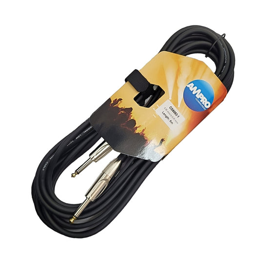Cable Plug 1/4 Macho (Mono) 6 Metros Ampro