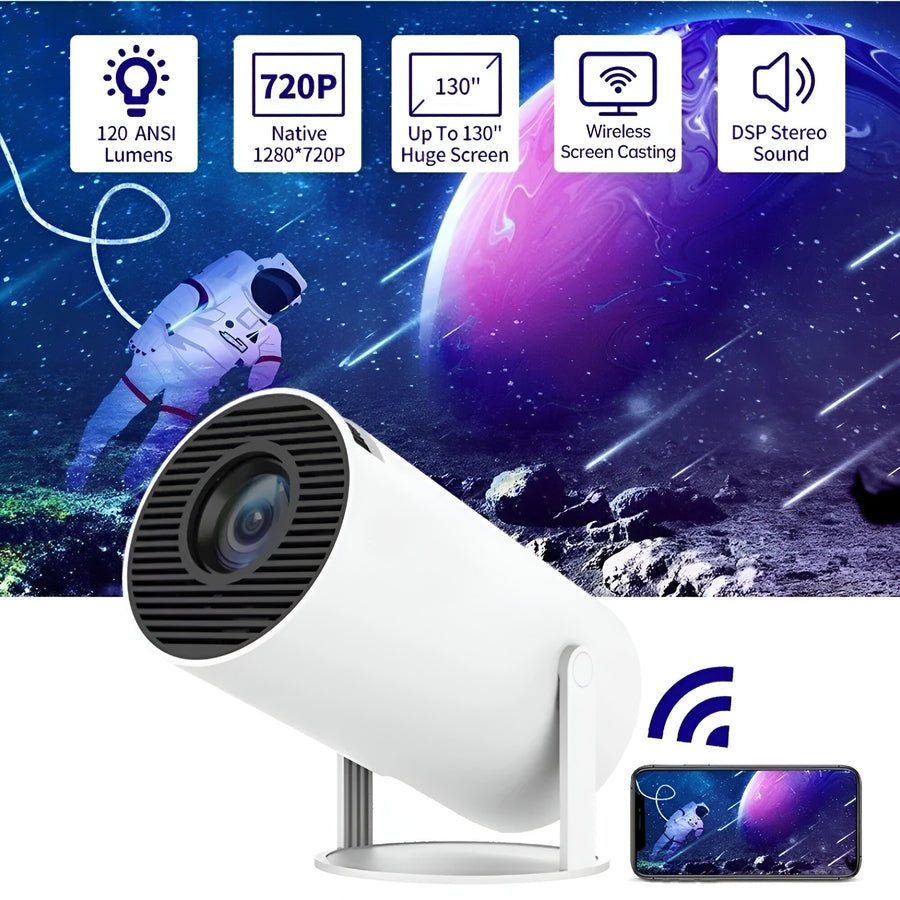 Mini Proyector Lcd Wi-Fi Bluetooth Hy-300