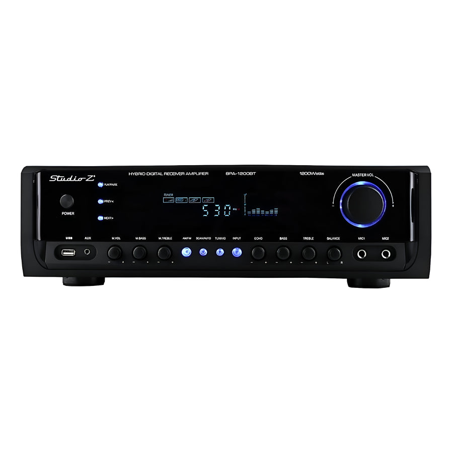 Sintoamplificador Spa-1200Bt c/Bluetooth y Radio StudioZ