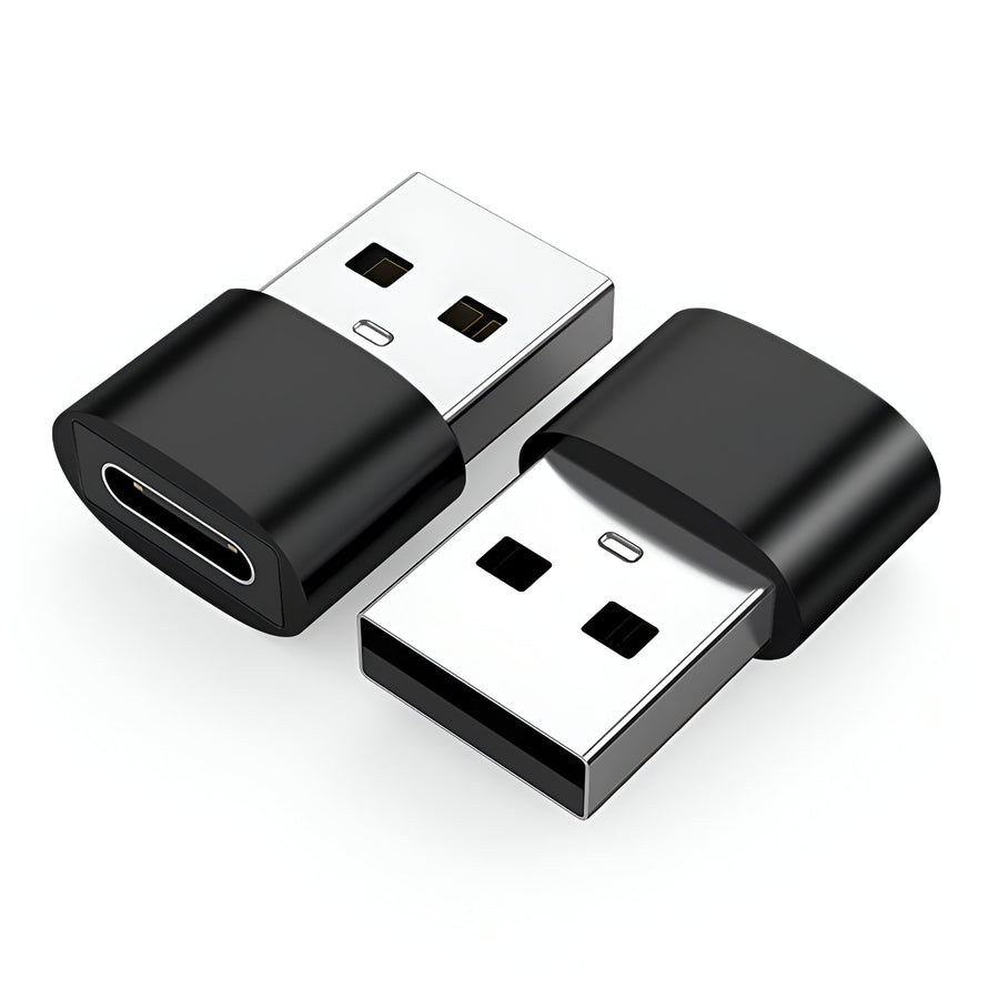 Adaptador Ficha Usb C - Usb Tipo A x 2 Unidades