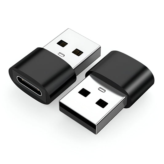 Adaptador Ficha Usb C - Usb Tipo A x 2 Unidades