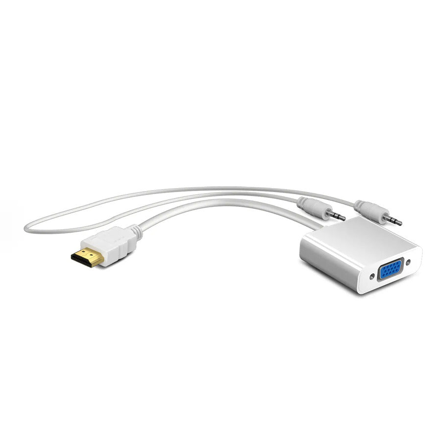 Adaptador Convertidor Conversor Hdmi - Vga Activo + Audio