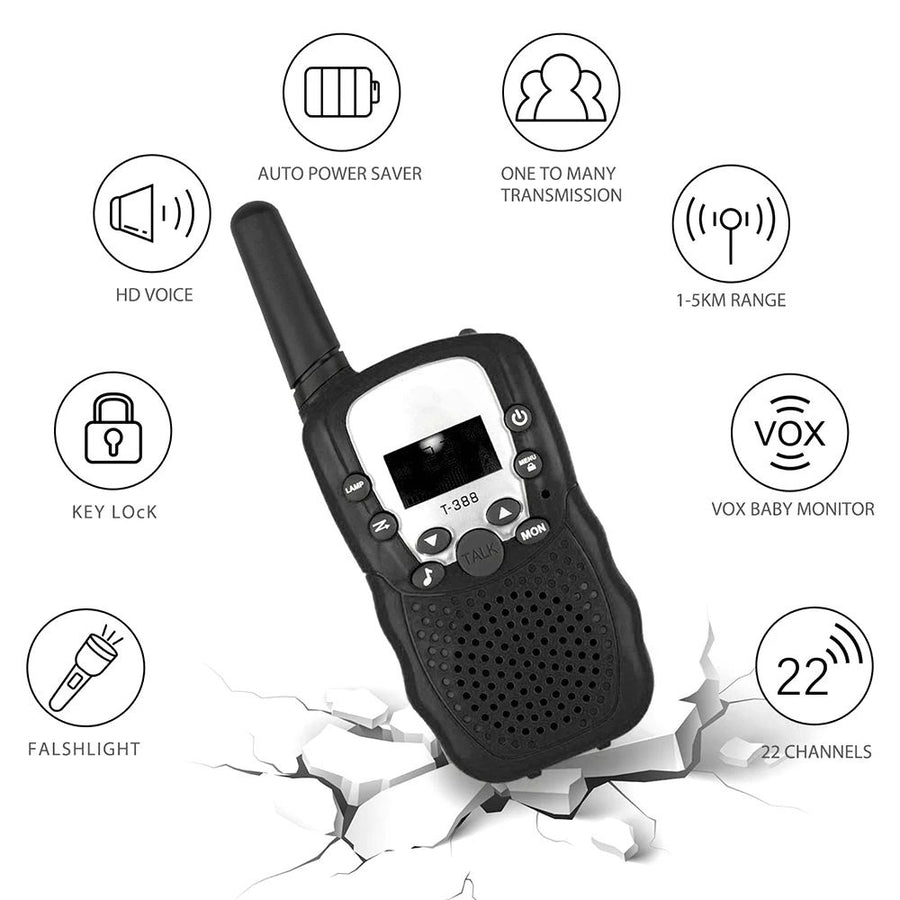 Kit x2 Handys Walkie Talkie 3 Kilometros Wltk-052