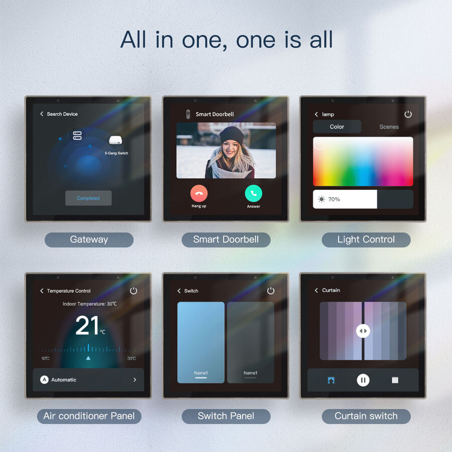 Panel De Control Inteligente Tuya Smart Home Gen 4" Domotica
