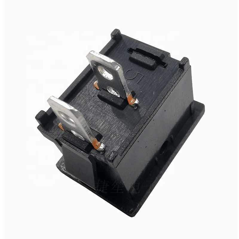 Llave Tecla 2 Posiciones 2 Contactos Negra Ec-1210
