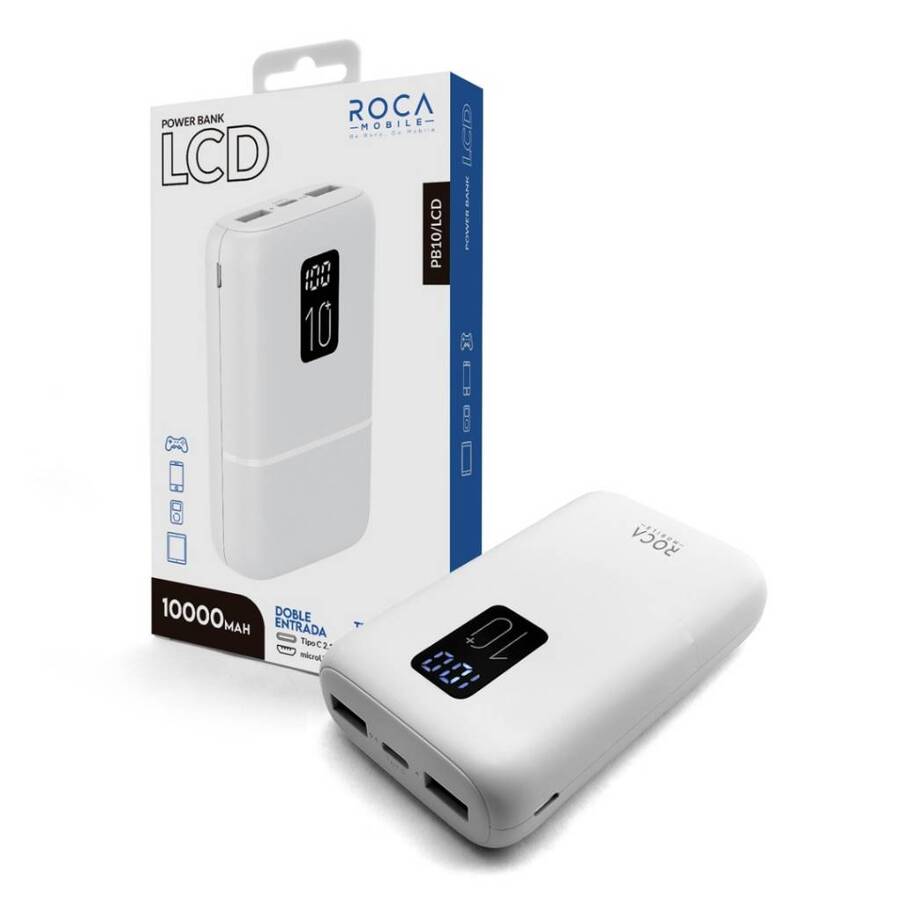 Power Bank Roca Pb10 10.000mAh Usb / Usb C