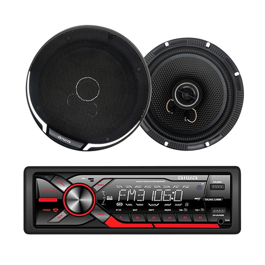 Radio Para Autos Combo c/Parlantes Aiwa Awc-2016 Bt