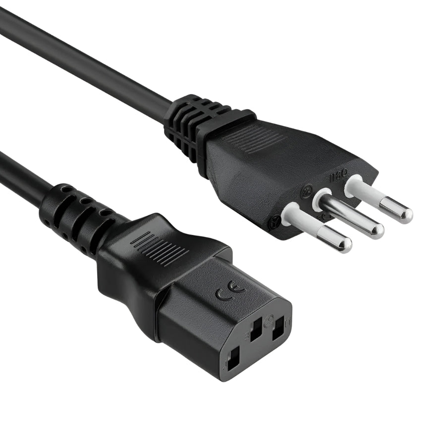Cable De Poder Para Pc Conector 3 En Linea
