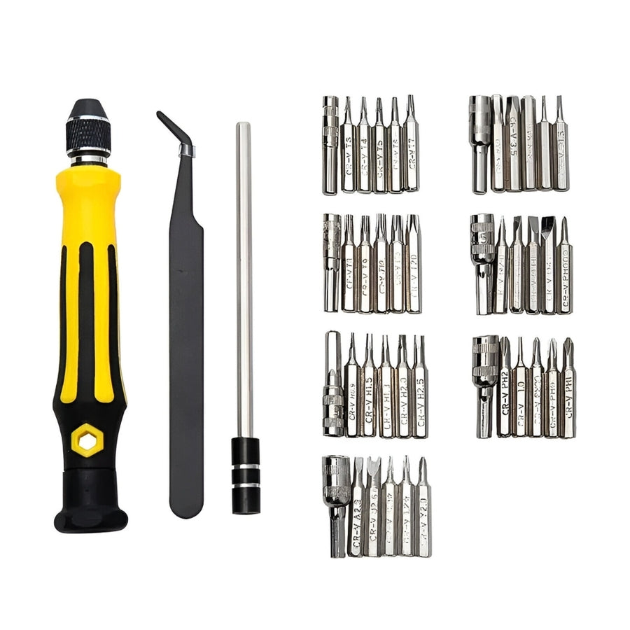 Set De Destornilladores 45 x 1 Con Puntas Intercambiables